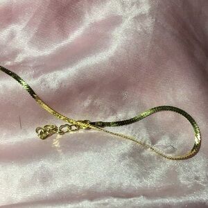 18k gold plated dainty bracelet